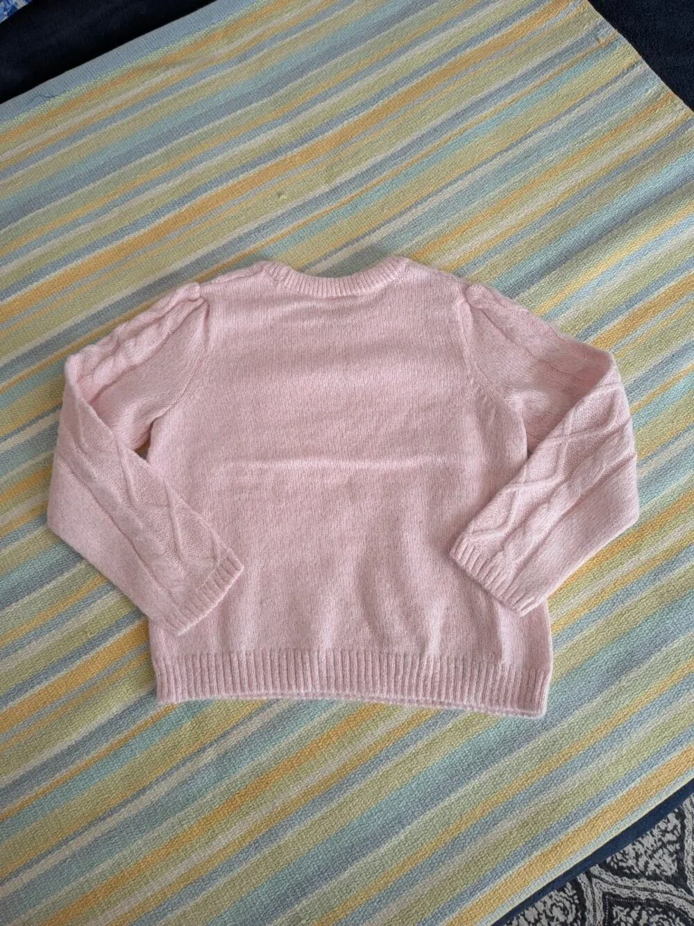 ⭐ NEW NWT Girls Gymboree Pink Diamond Knit Sweater Size 6